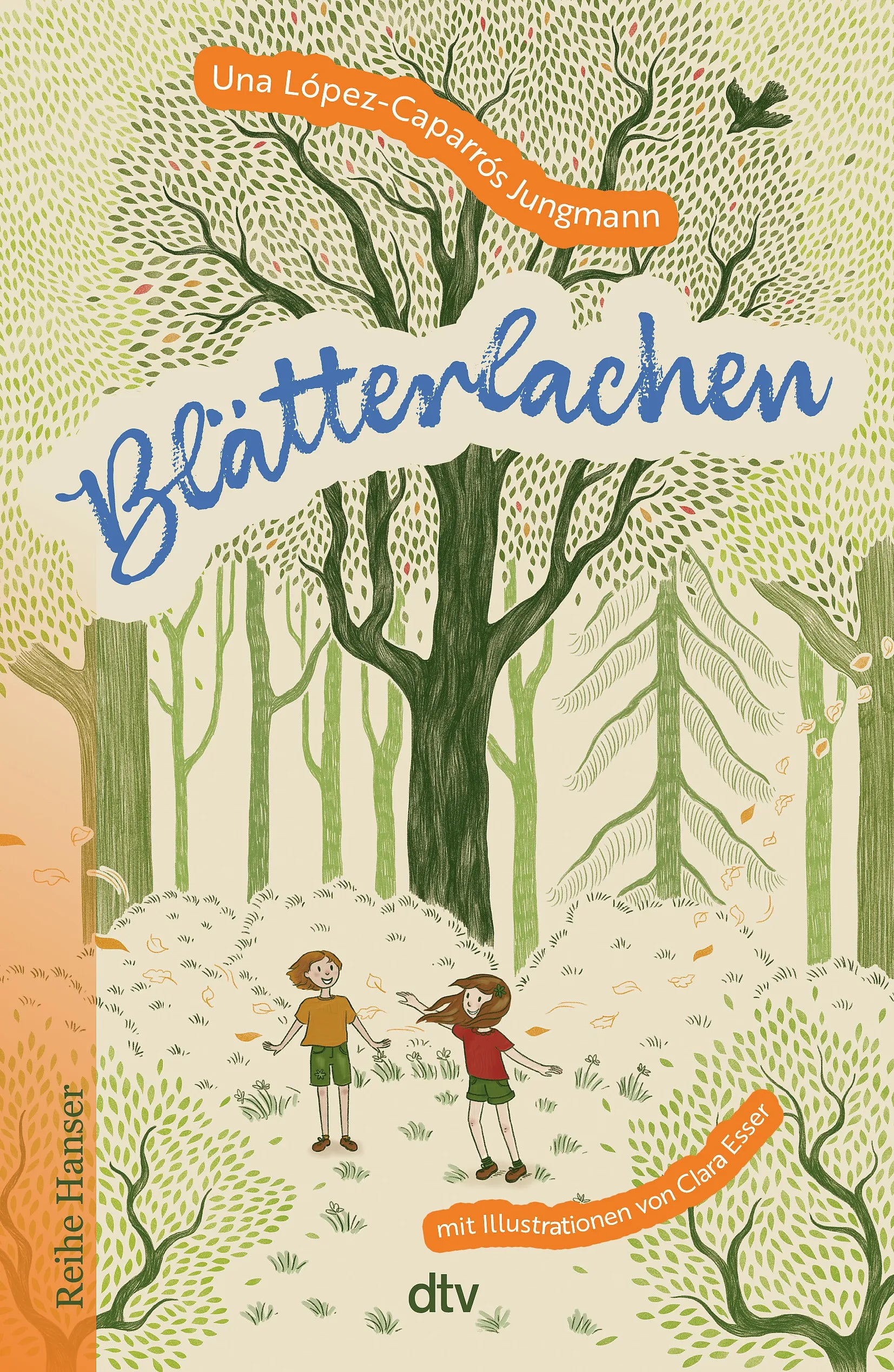 Cover: Blätterlachen (Hardcover) von Una López-Caparrós Jungmann