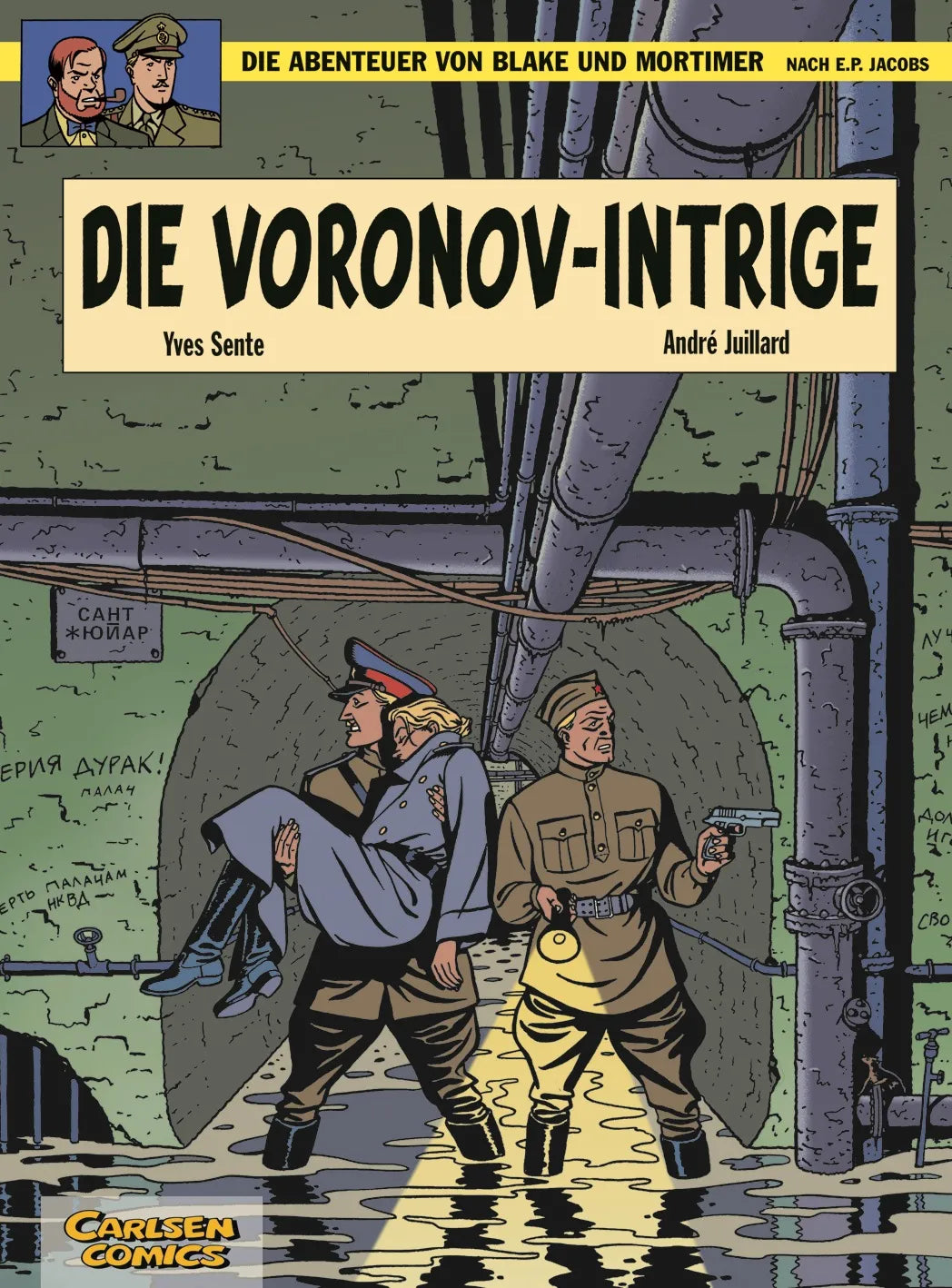Buchcover von 'Blake und Mortimer 11: Die Voronov-Intrige' - Taschenbuch von Yves Sente