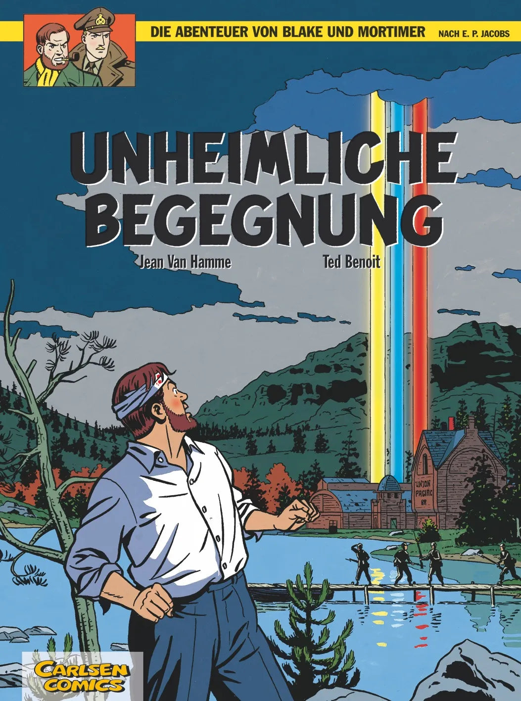Buchcover von 'Blake und Mortimer 12: Unheimliche Begegnung' - Taschenbuch von Ted Benoît