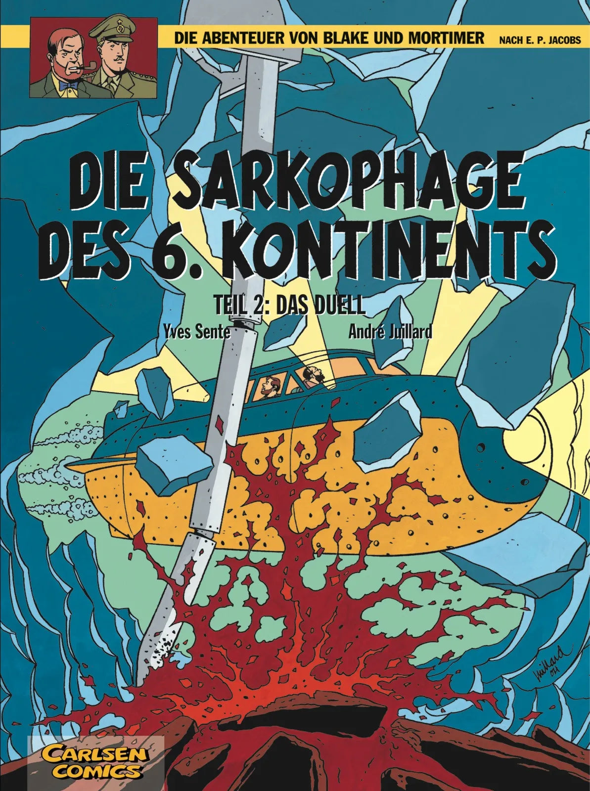 Buchcover von 'Blake und Mortimer 14: Die Sarkophage des 6. Kontinents, Teil 2' - Taschenbuch von Yves Sente