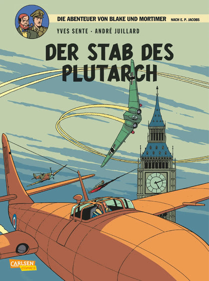 Buchcover von 'Blake und Mortimer 20: Der Stab des Plutarch' - Taschenbuch von Yves Sente