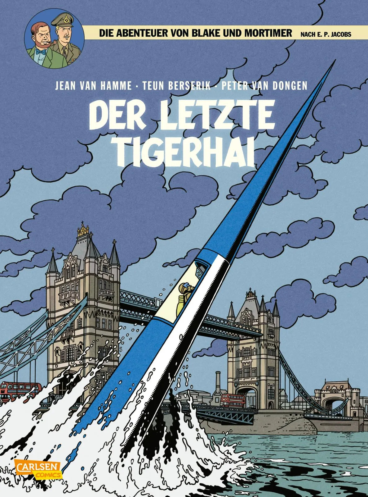 Buchcover von 'Blake und Mortimer 25: Der letzte Tigerhai' - Taschenbuch von Jean Van Hamme