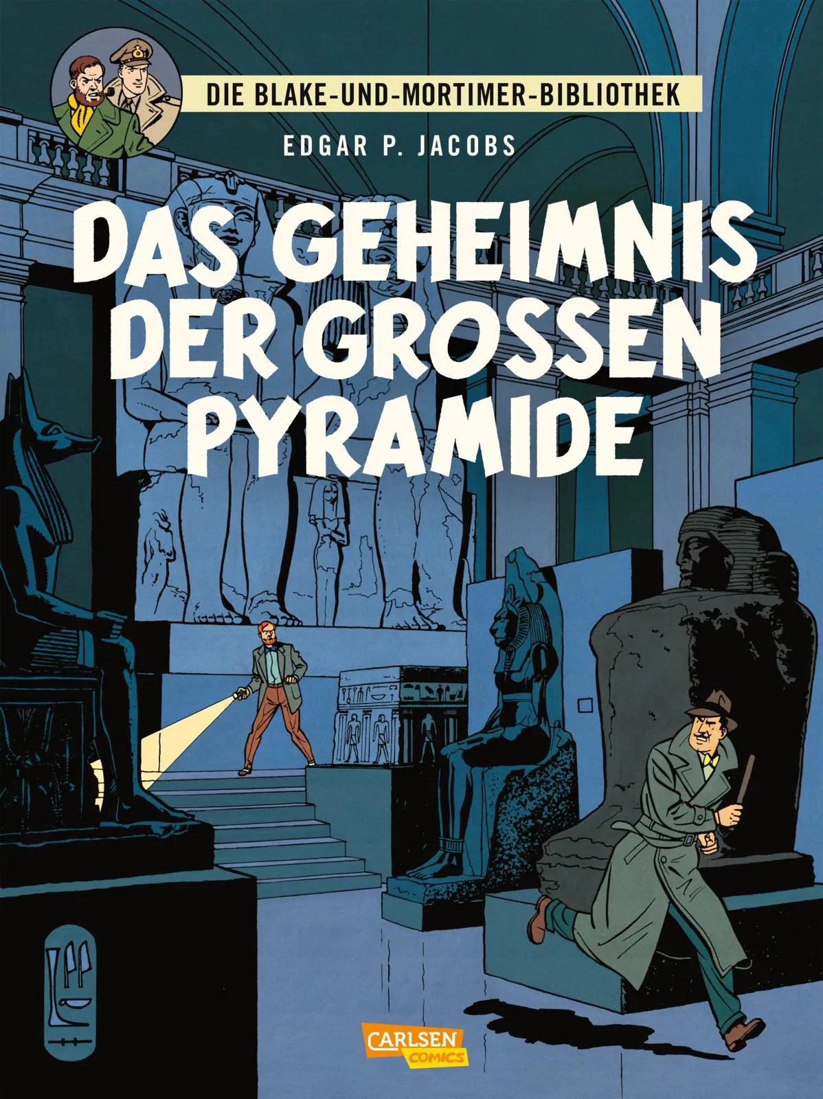 Buchcover von 'Blake und Mortimer Bibliothek 2: Das Geheimnis der großen Pyramide' - Gebundene Ausgabe von Edgar-Pierre Jacobs