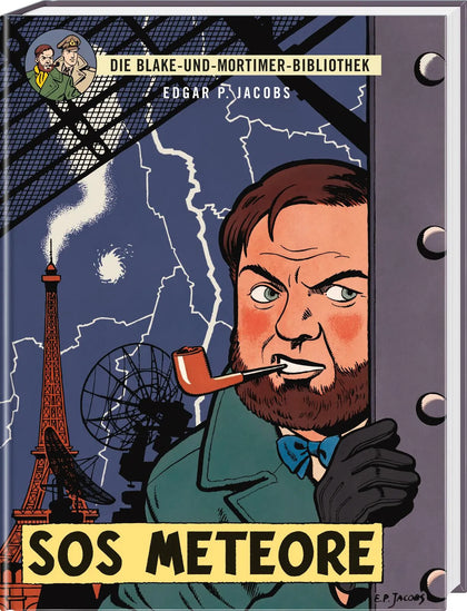 Buchcover von 'Blake und Mortimer Bibliothek 5: SOS Meteore' - Gebundene Ausgabe von Edgar-Pierre Jacobs