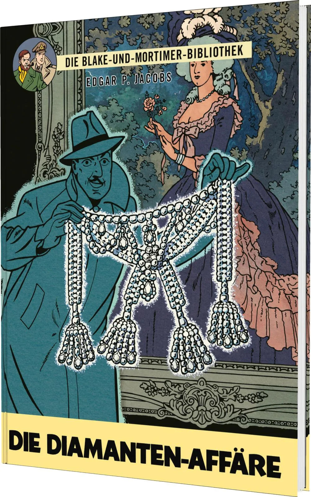 Cover: Blake und Mortimer Bibliothek 7: Die Diamanten-Affäre (Hardcover) von Edgar-Pierre Jacobs