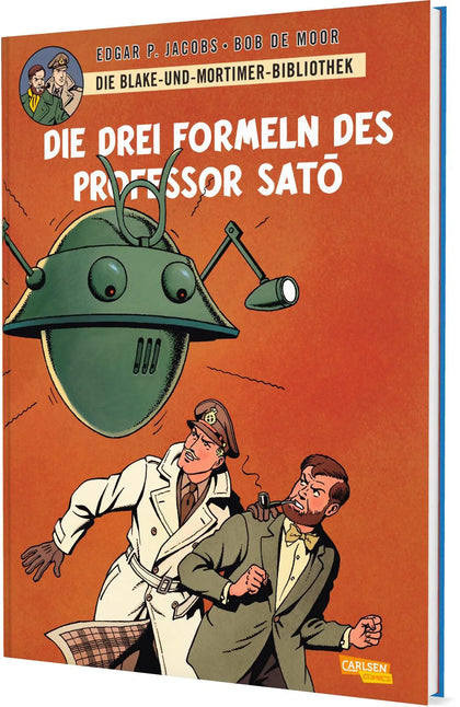 Buchcover von 'Blake und Mortimer Bibliothek 8: Die drei Formeln des Professor Sato' - Gebundene Ausgabe von Edgar-Pierre Jacobs
