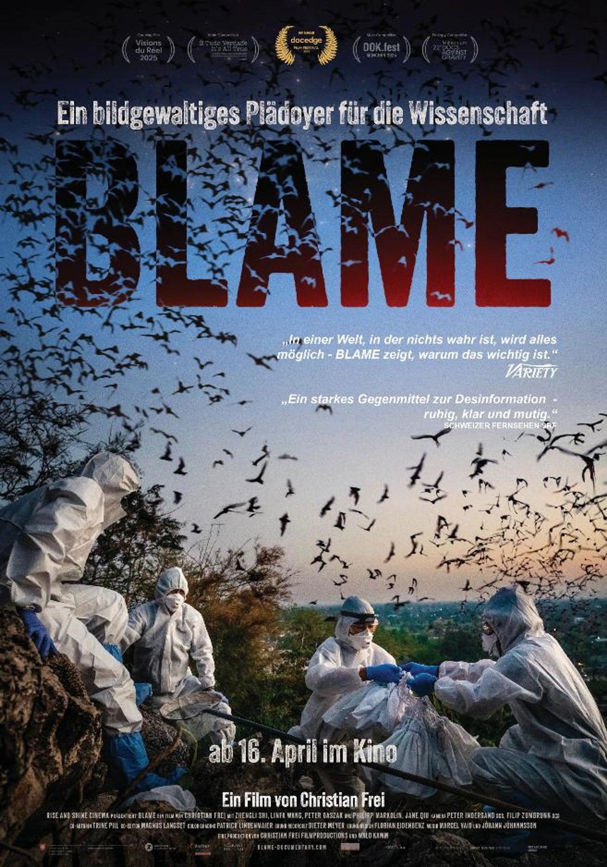 DVD-Cover: Blame. Regie: Christian Frei
