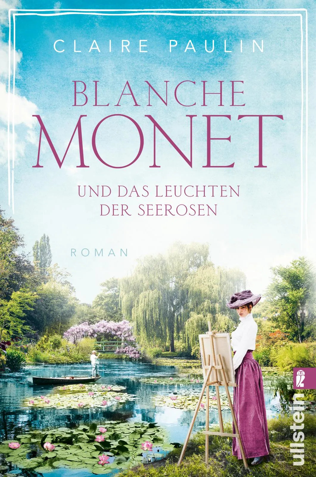 Buchcover von 'Blanche Monet und das Leuchten der Seerosen' - Taschenbuch von Claire Paulin