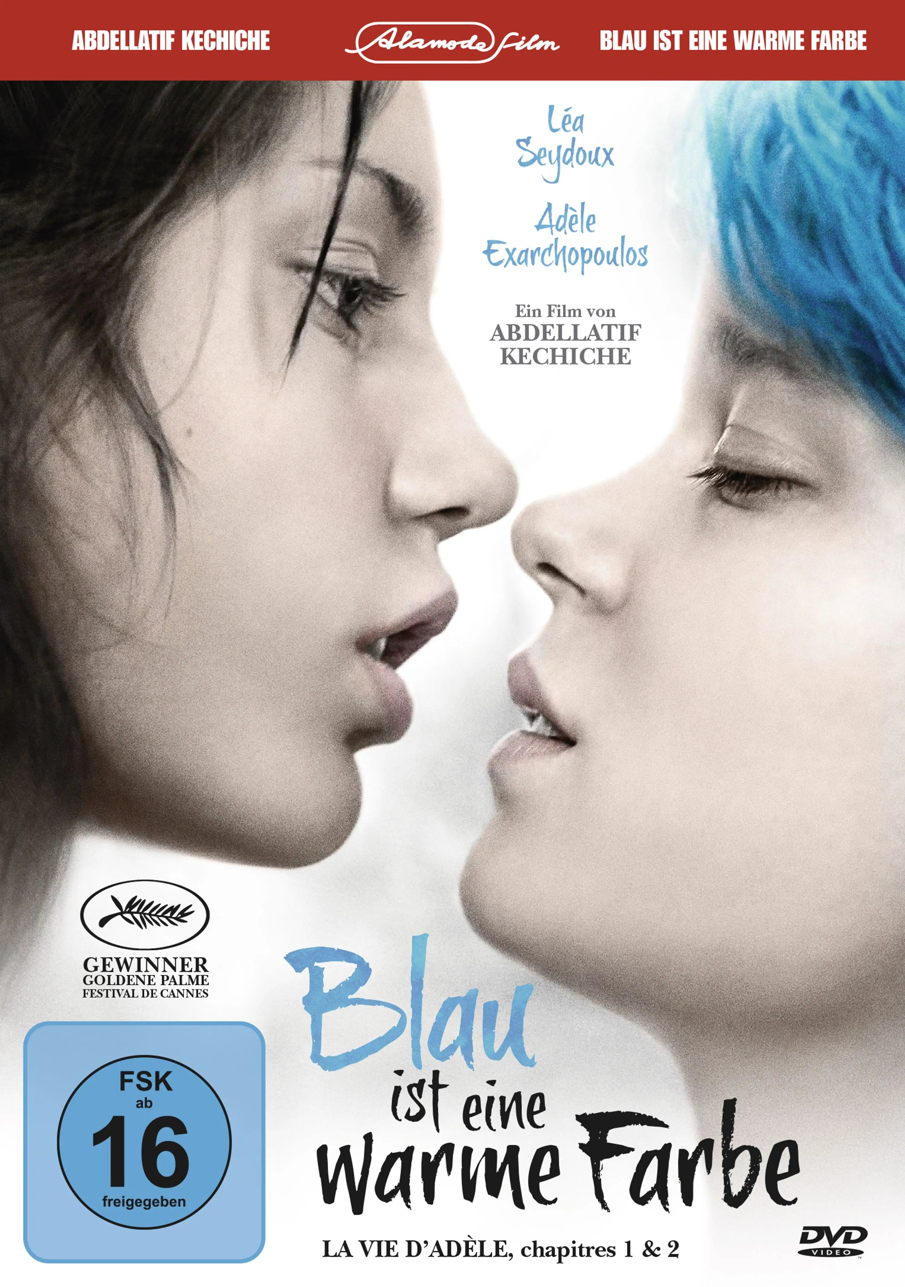 Blau ist eine warme Farbe – La vie d'Adele DVD Cover – Frontcover Bild