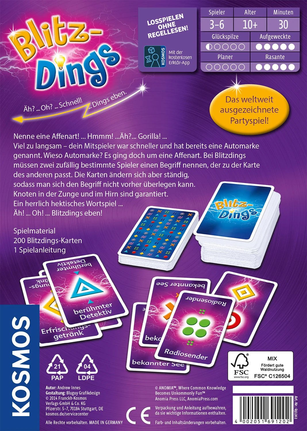 Blitzdings – Ansicht