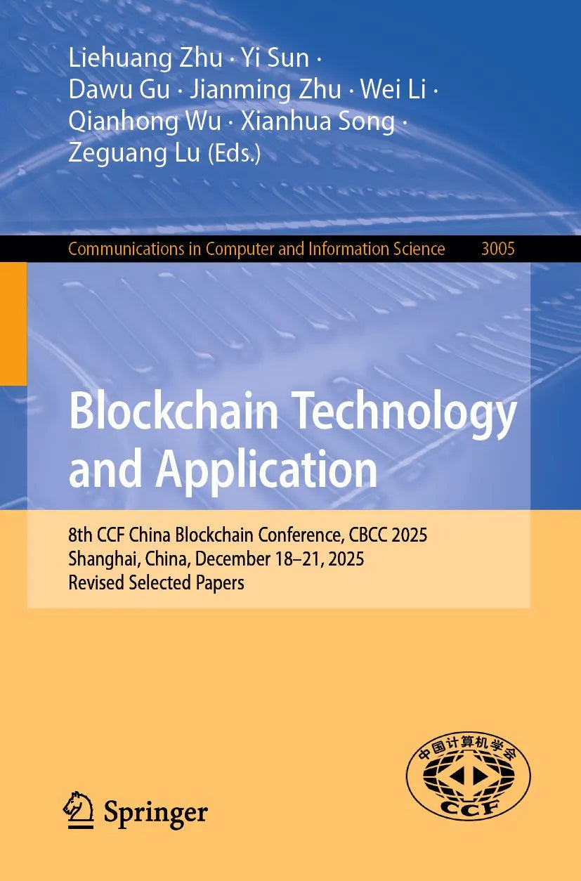 Cover: Blockchain Technology and Application (E-Book) von Liehuang Zhu