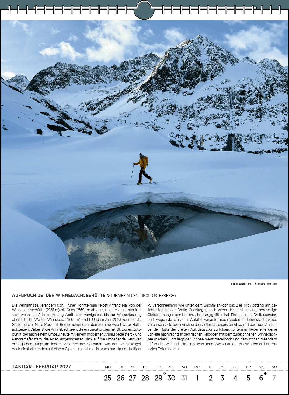 Blodigs Alpenkalender 2027 – Ansicht