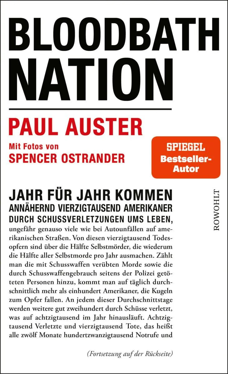 Cover: Bloodbath Nation (E-Book) von Paul Auster