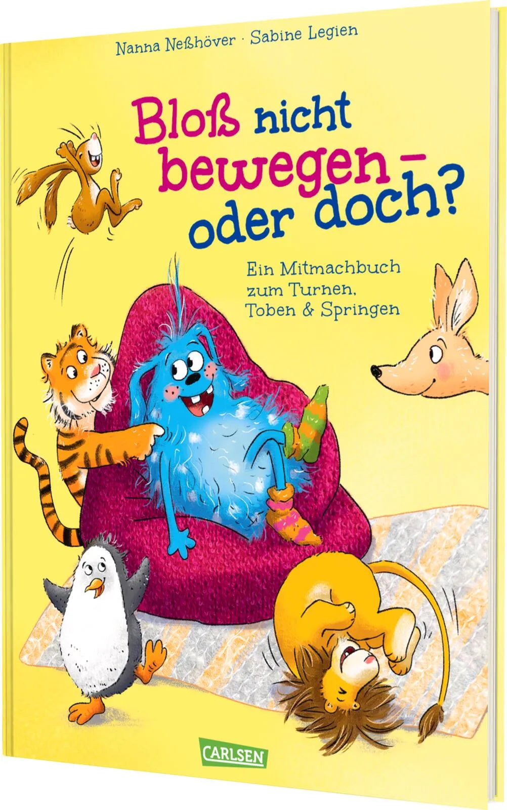 Buchcover von 'Bloß nicht bewegen - oder doch?' - Gebundene Ausgabe von Nanna Neßhöver