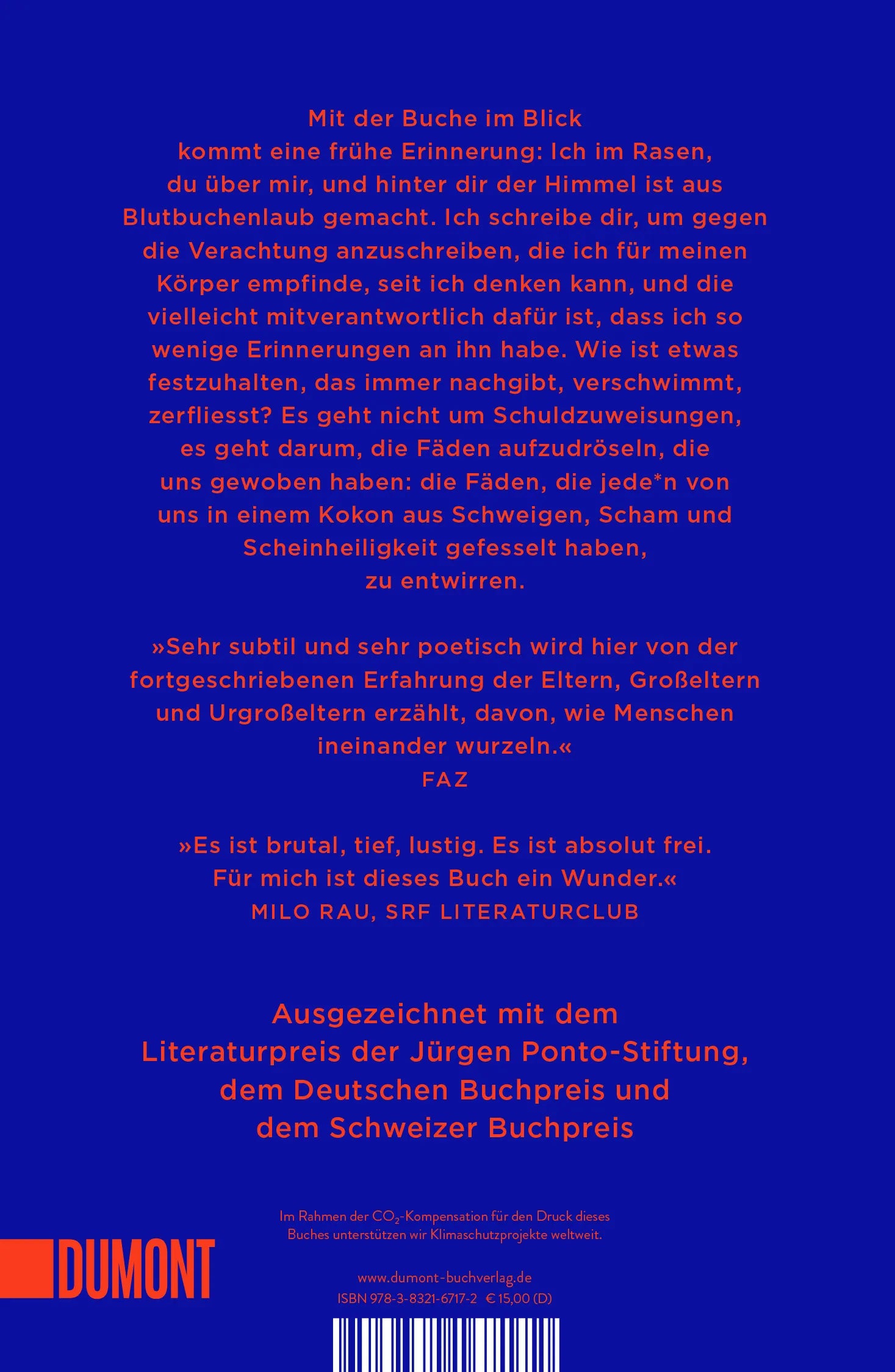 BuchrÃ¼ckseite von 'Blutbuch' mit Klappentext - Taschenbuch