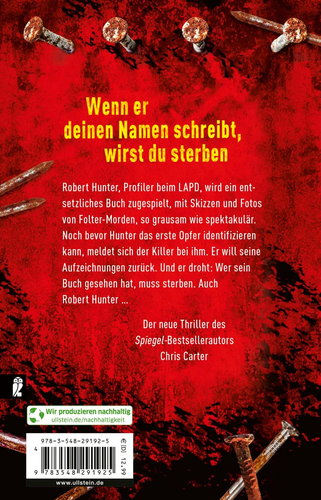Rückseite: Bluthölle (Taschenbuch)