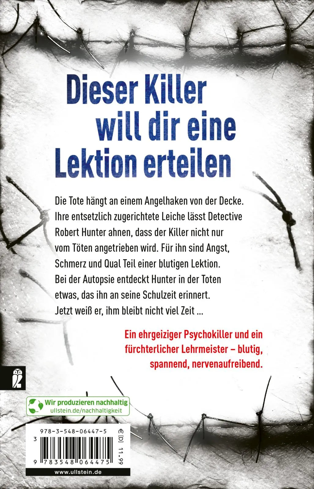 Rückseite: Blutige Stufen (Taschenbuch)