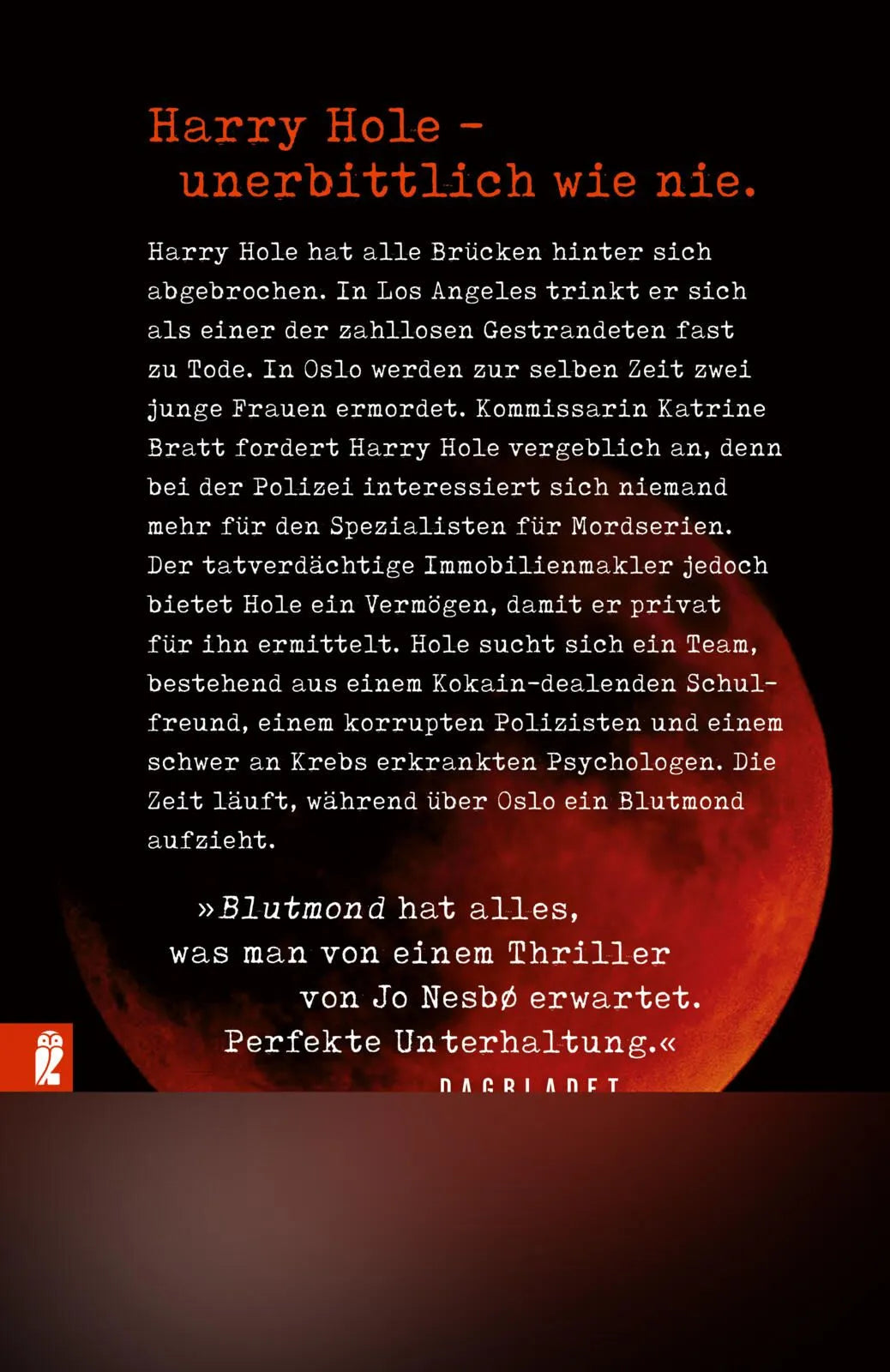 Rückseite: Blutmond (Taschenbuch)