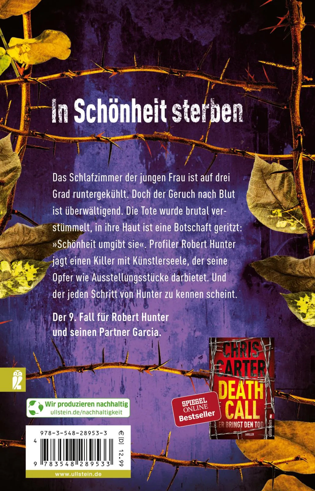 Rückseite: Blutrausch - Er muss töten (Taschenbuch)