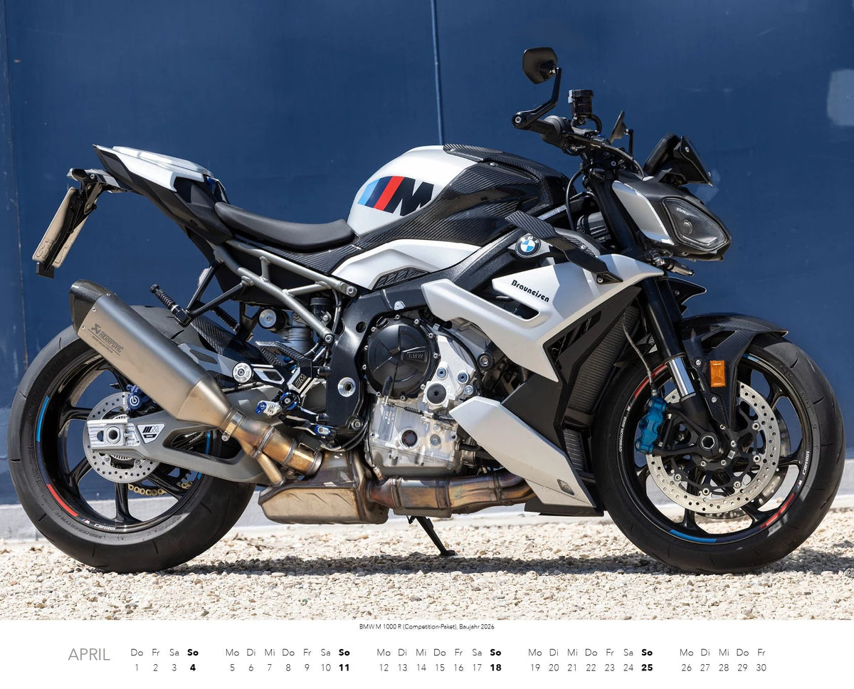 BMW Motorräder Kalender 2027 – Ansicht