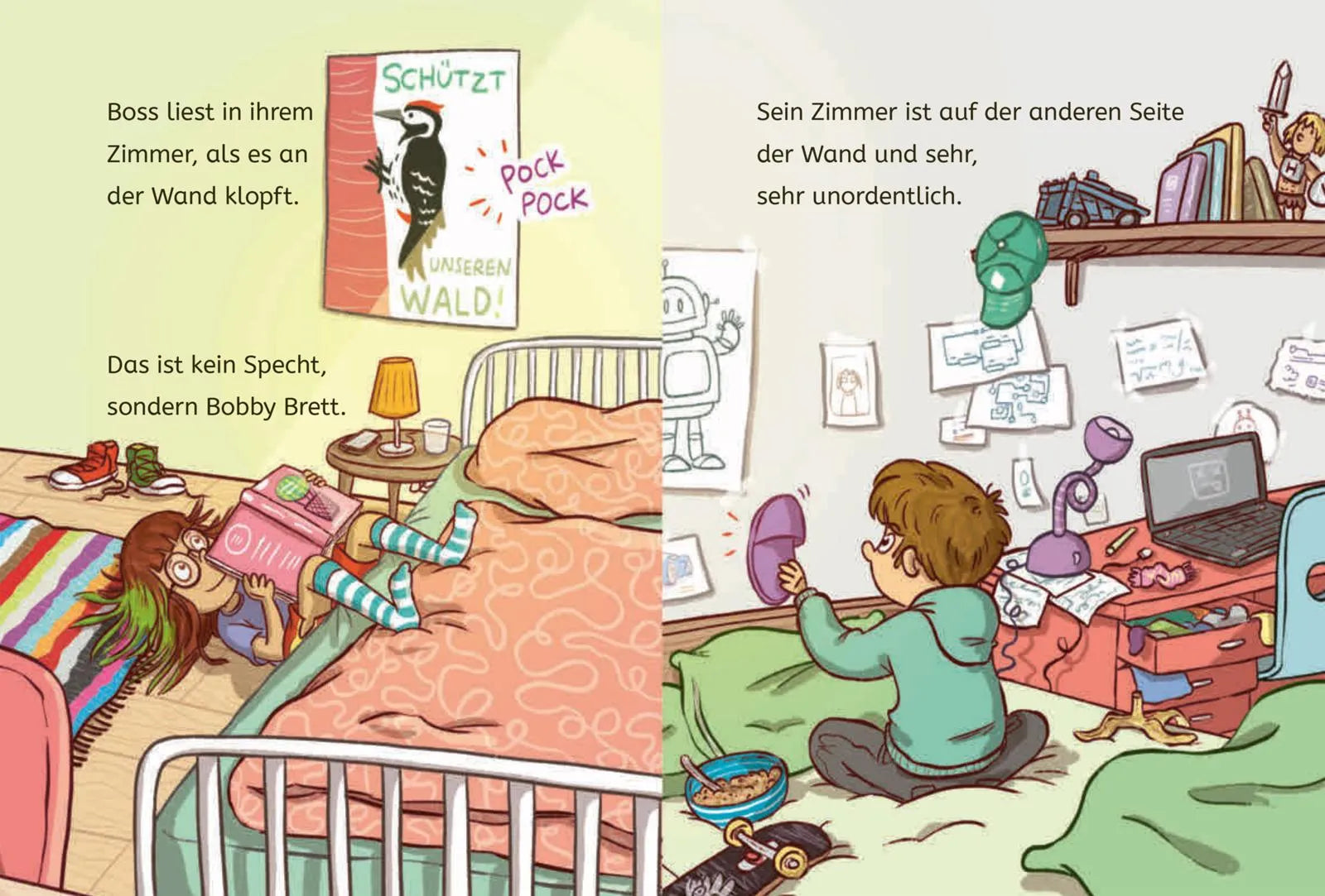 Produktansicht: Bobby und Boss: Freunde im Anflug (Gebundene Ausgabe)