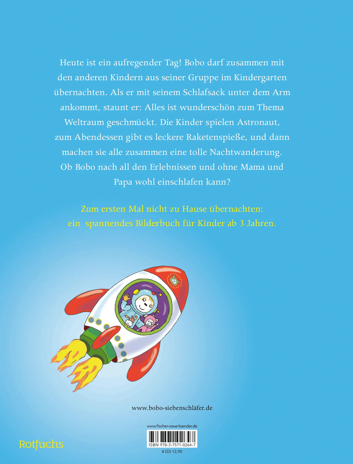Rückseite: Bobo Siebenschläfer schläft im Kindergarten (Hardcover)