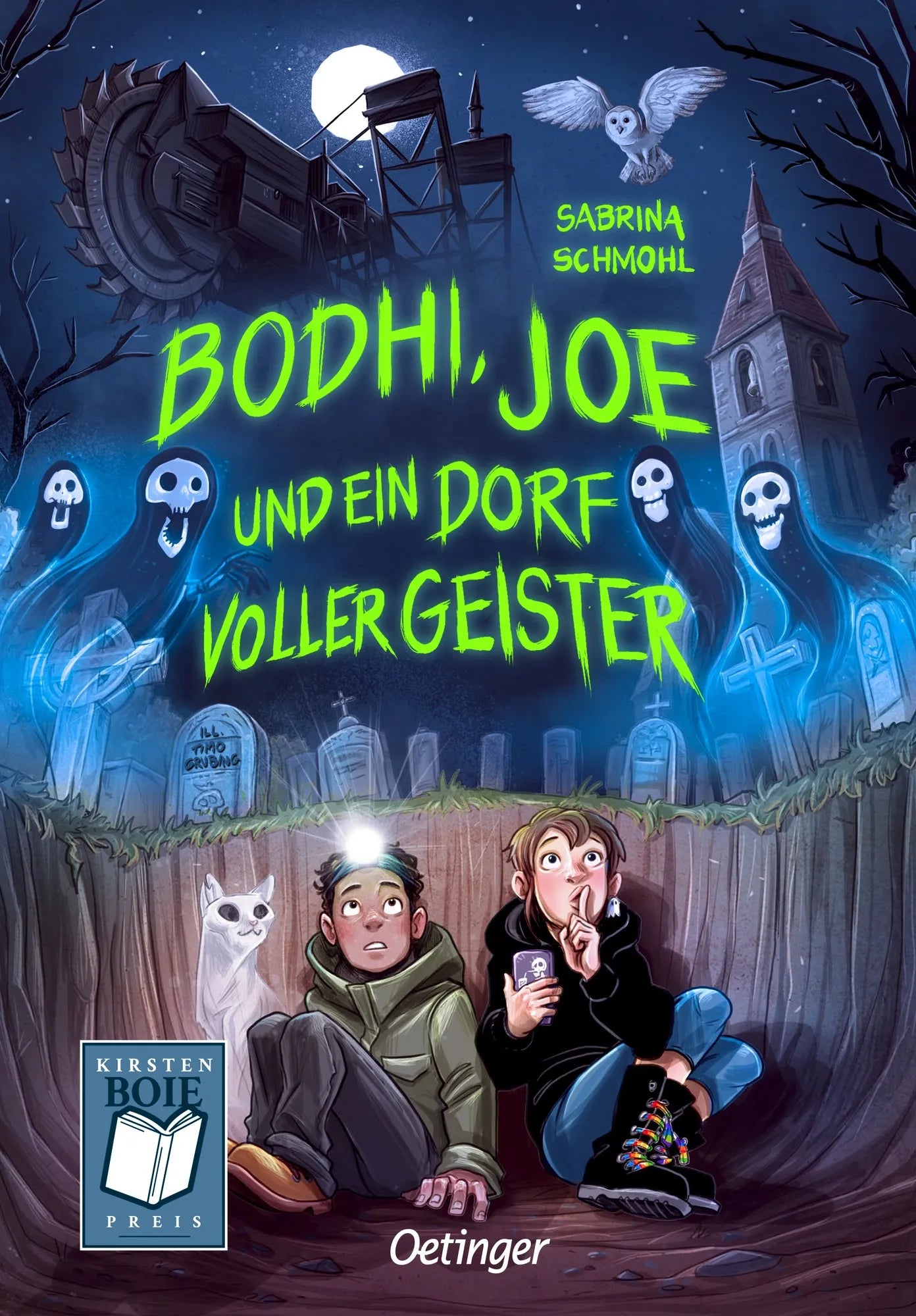 Cover: Bodhi, Joe und ein Dorf voller Geister (Hardcover) von Sabrina Schmohl