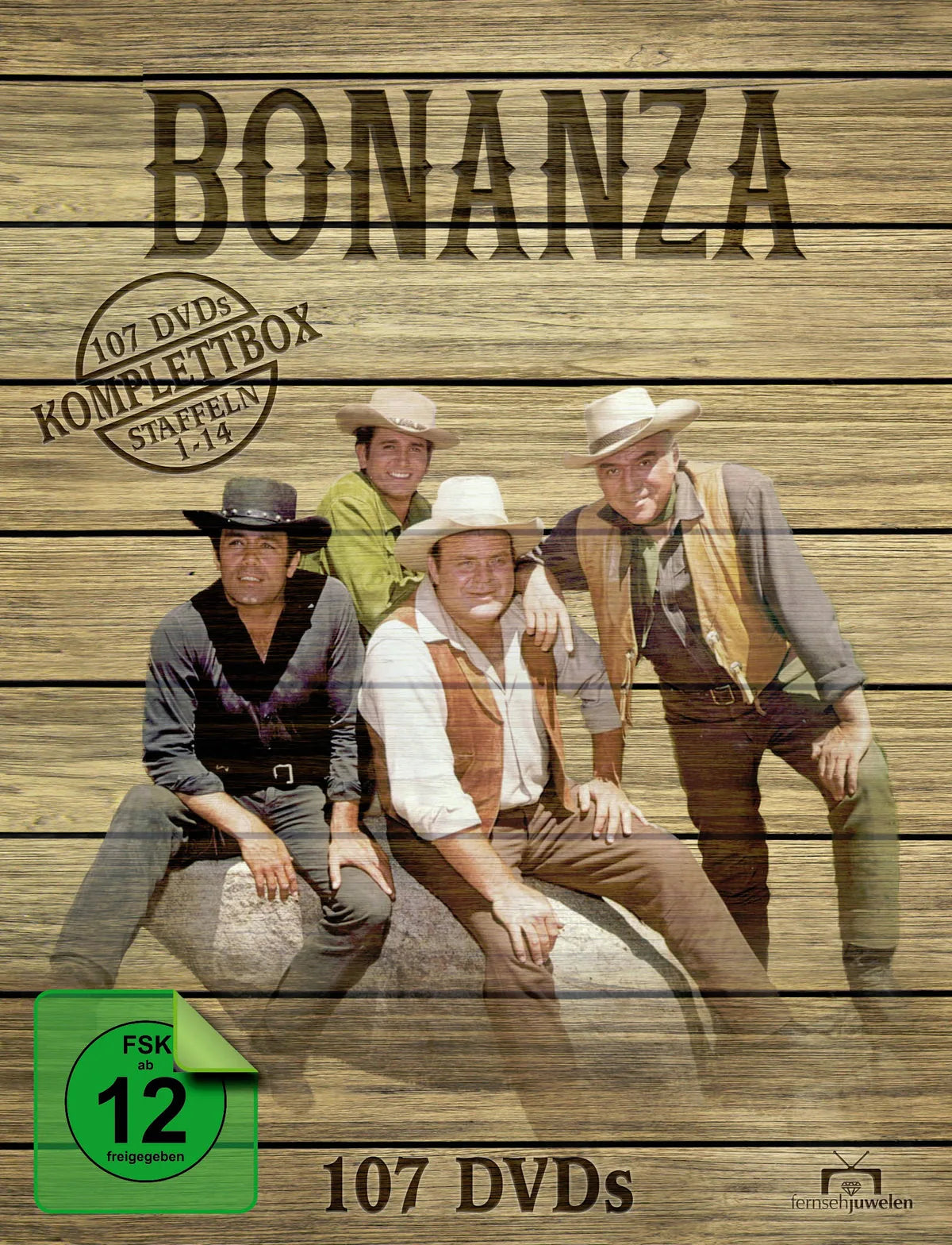 Bonanza - Komplettbox / Staffel 1-14  [107 DVDs] - DVD