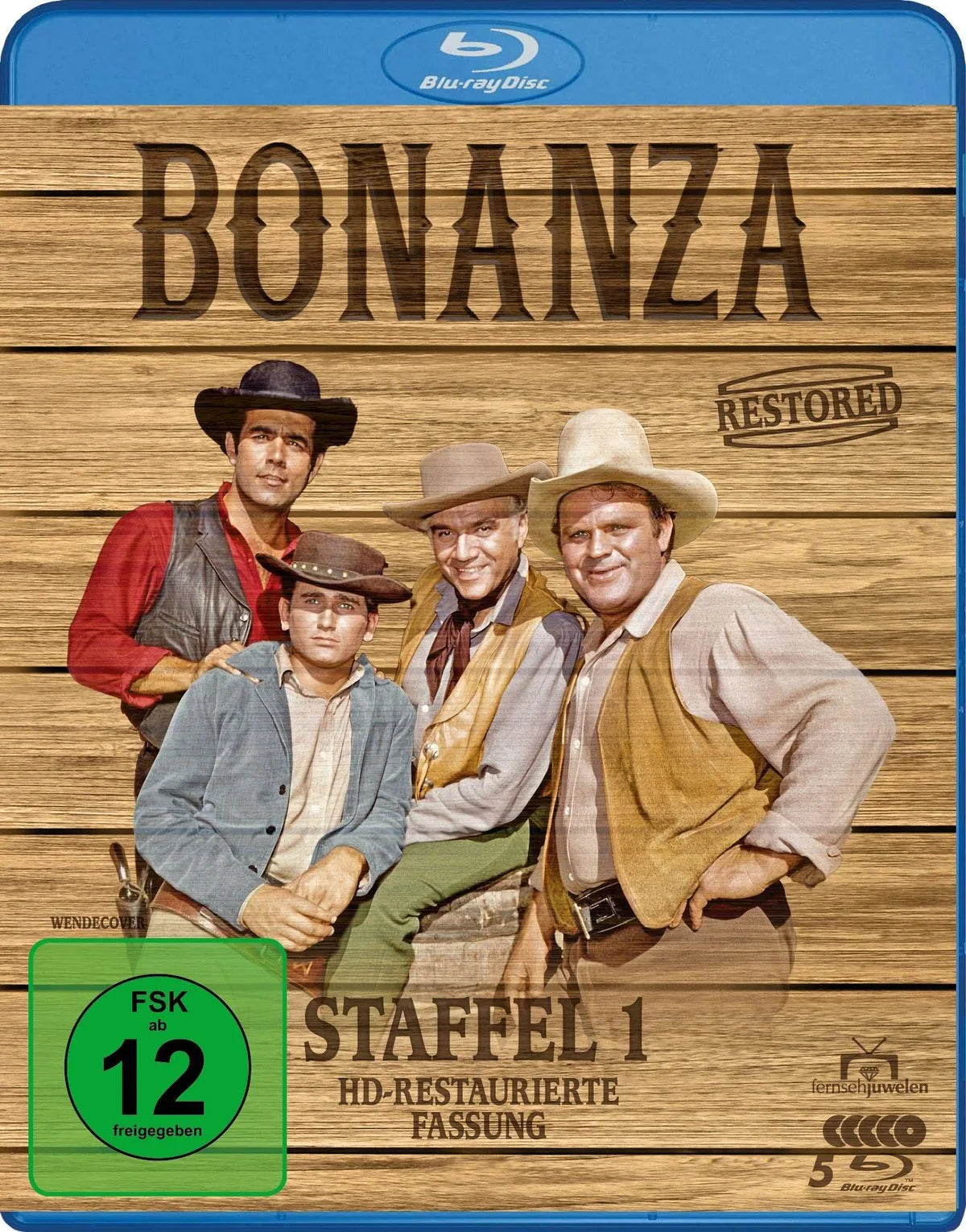 Bonanza Restored - Staffel 1: Alle 32 Folgen ers - Blu-ray Disc