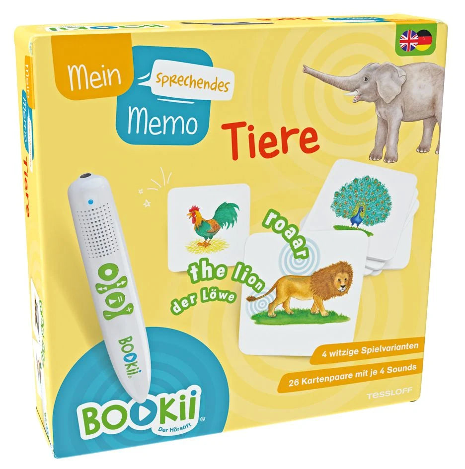 Gesellschaftsspiel: BOOKii® Mein sprechendes Memo Tiere