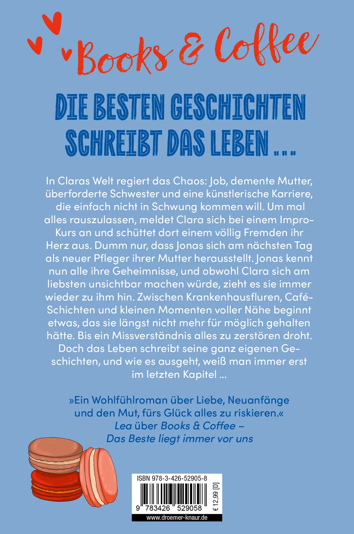 Rückseite: Books & Coffee - Das Glück wird dich schon finden (Taschenbuch)