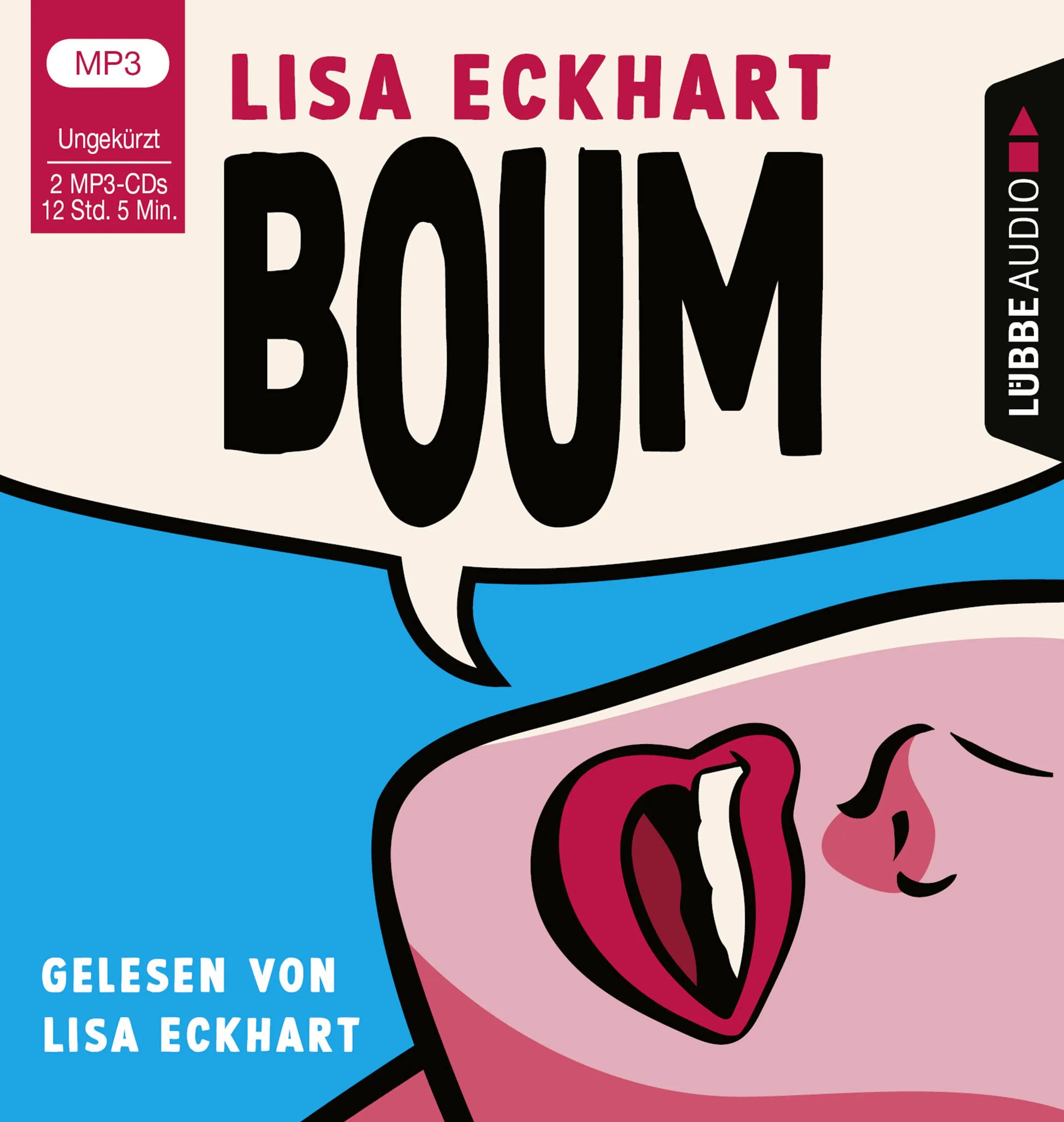 Buchcover von 'Boum' - Hörbuch (CD) von Lisa Eckhart