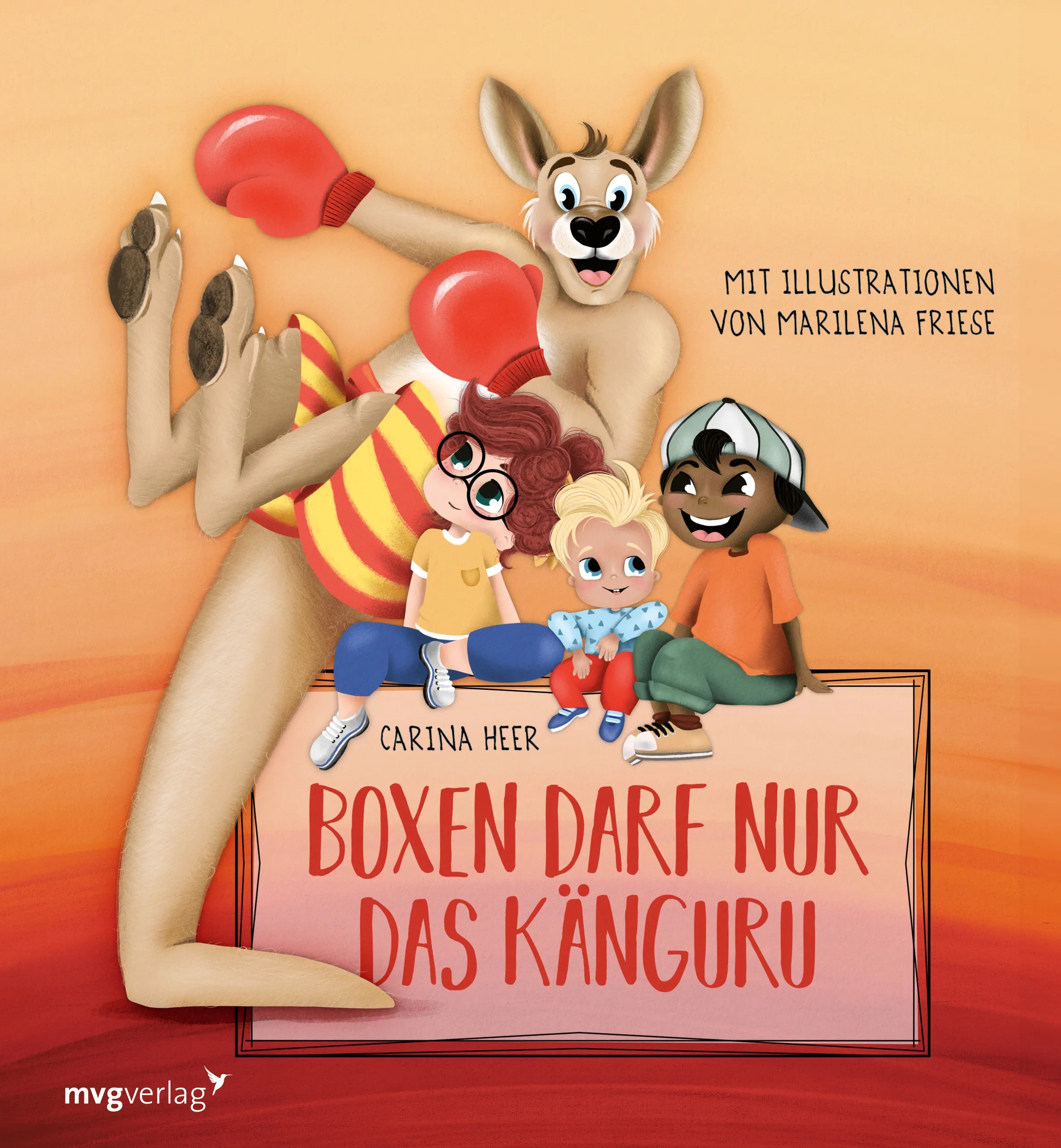 Buchcover von 'Boxen darf nur das Känguru' - Gebundene Ausgabe von Carina Heer