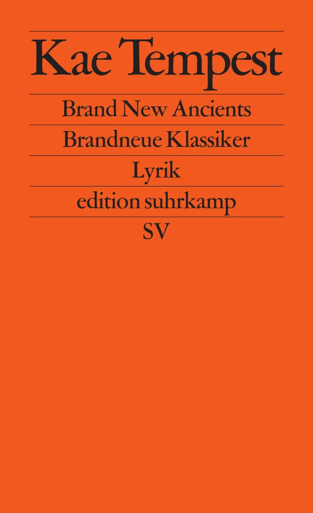 Buchcover von 'Brand New Ancients / Brandneue Klassiker' - Taschenbuch von Kae Tempest