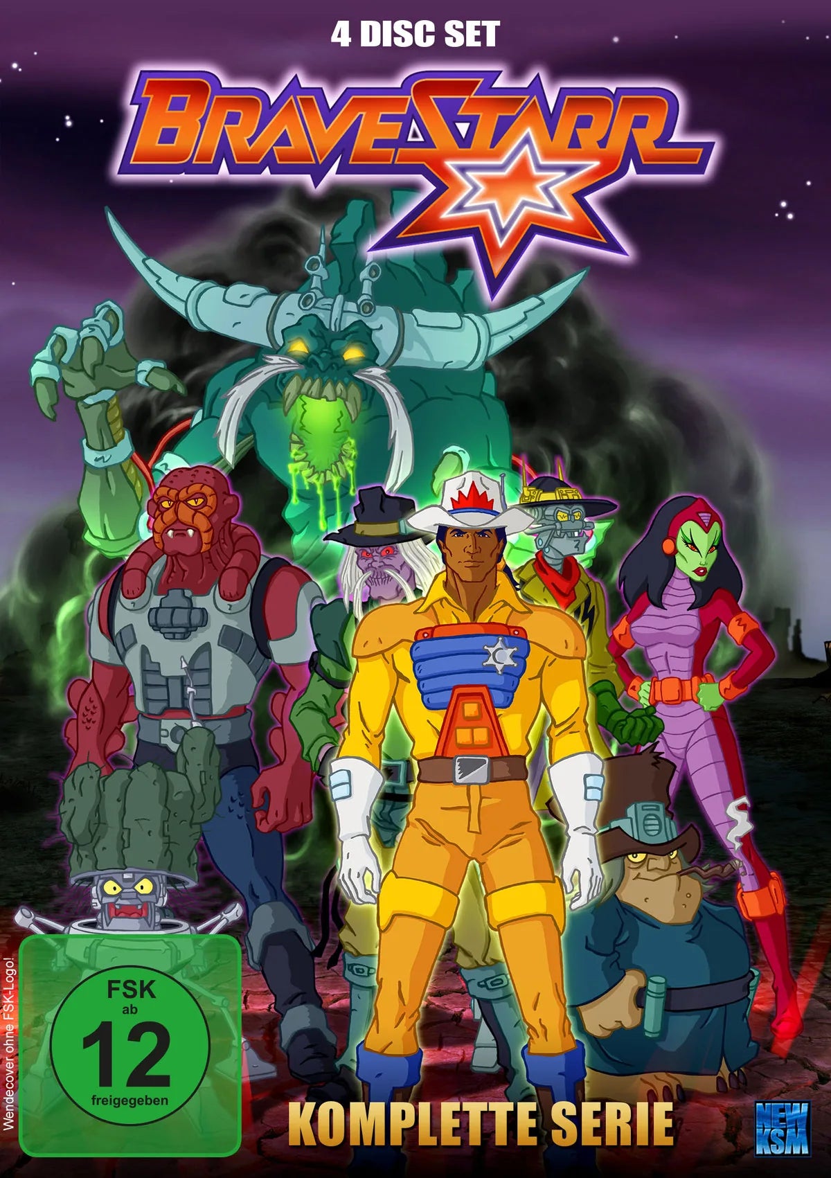 Bravestarr - Gesamtbox [4 DVDs] - DVD