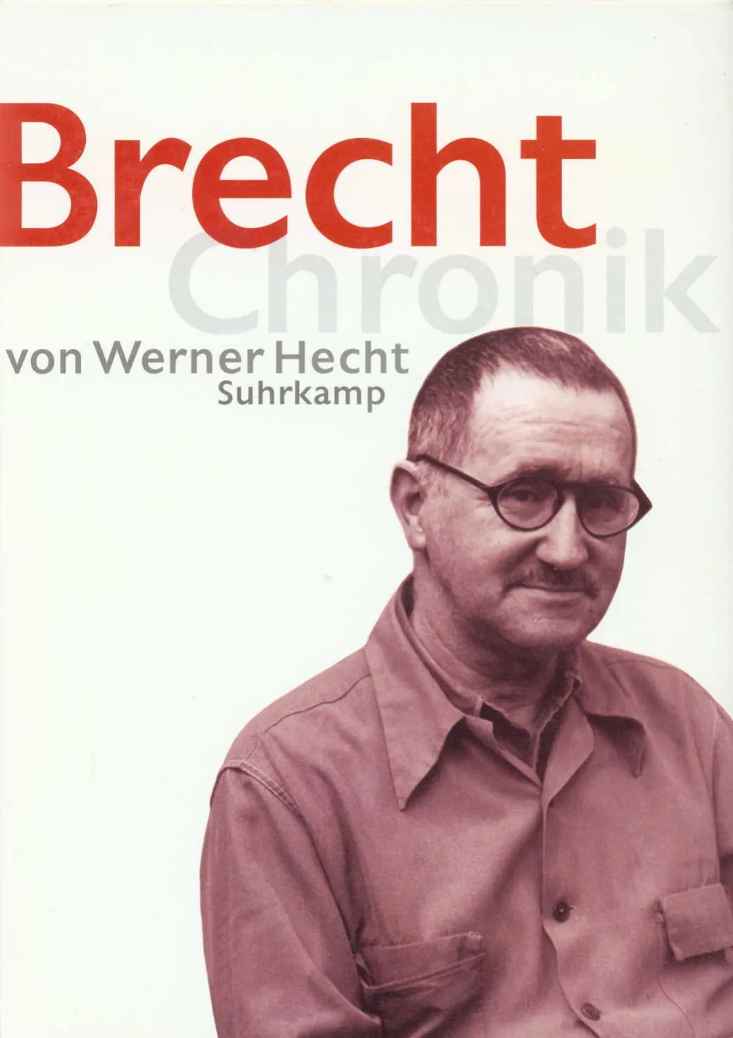 Buchcover von 'Brecht Chronik 1898–1956' - Gebundene Ausgabe von Werner Hecht