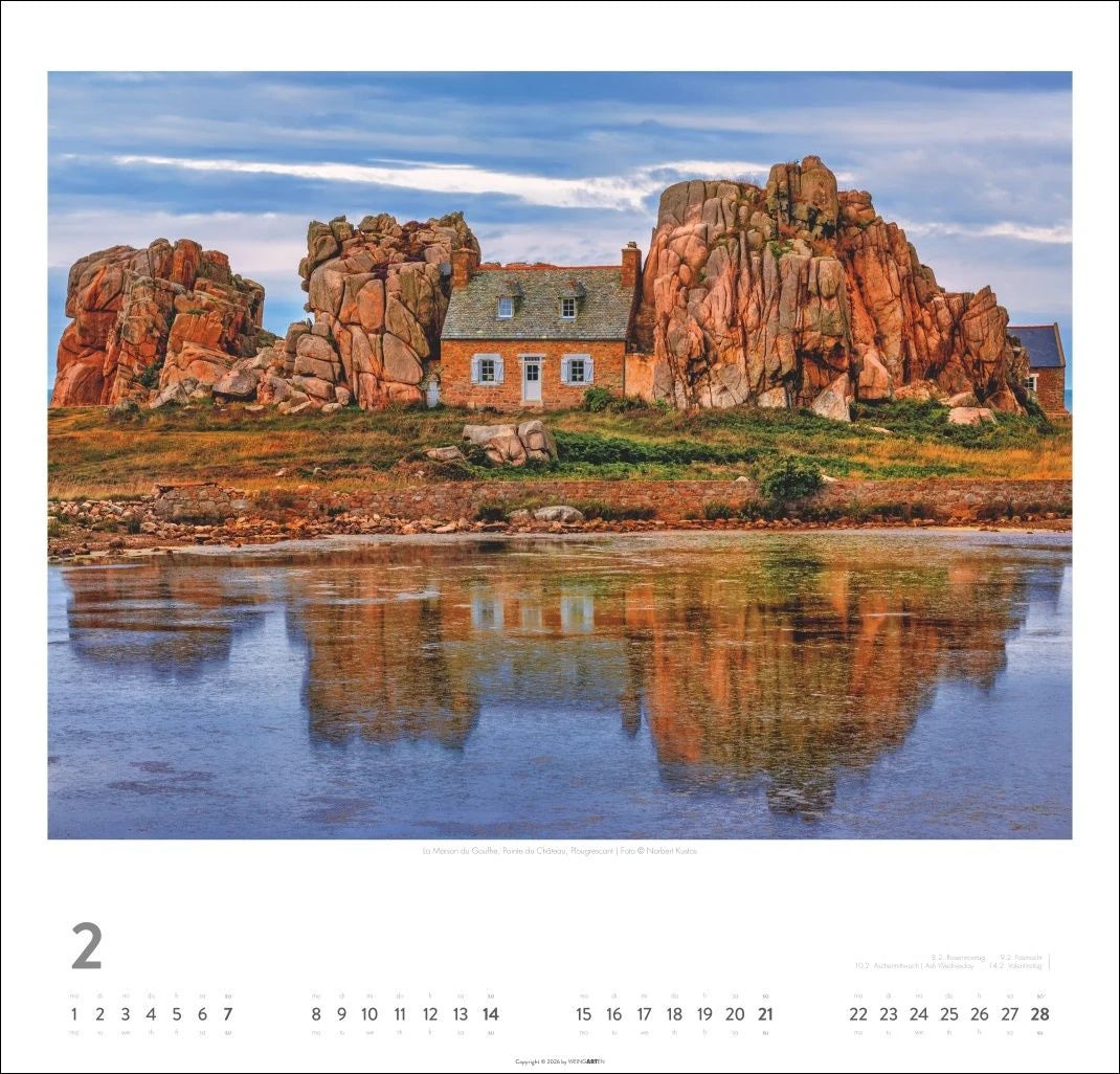 Bretagne Kalender 2027 - Stürmische Romantik – Ansicht