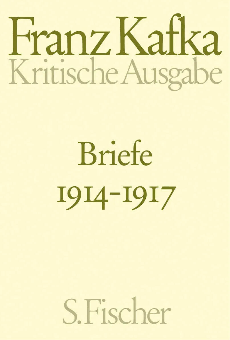 Buchcover von 'Briefe 1914-1917' - Gebundene Ausgabe von Franz Kafka