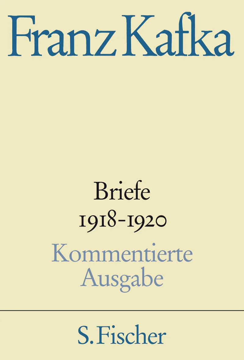 Buchcover von 'Briefe 1918-1920' - Gebundene Ausgabe von Franz Kafka