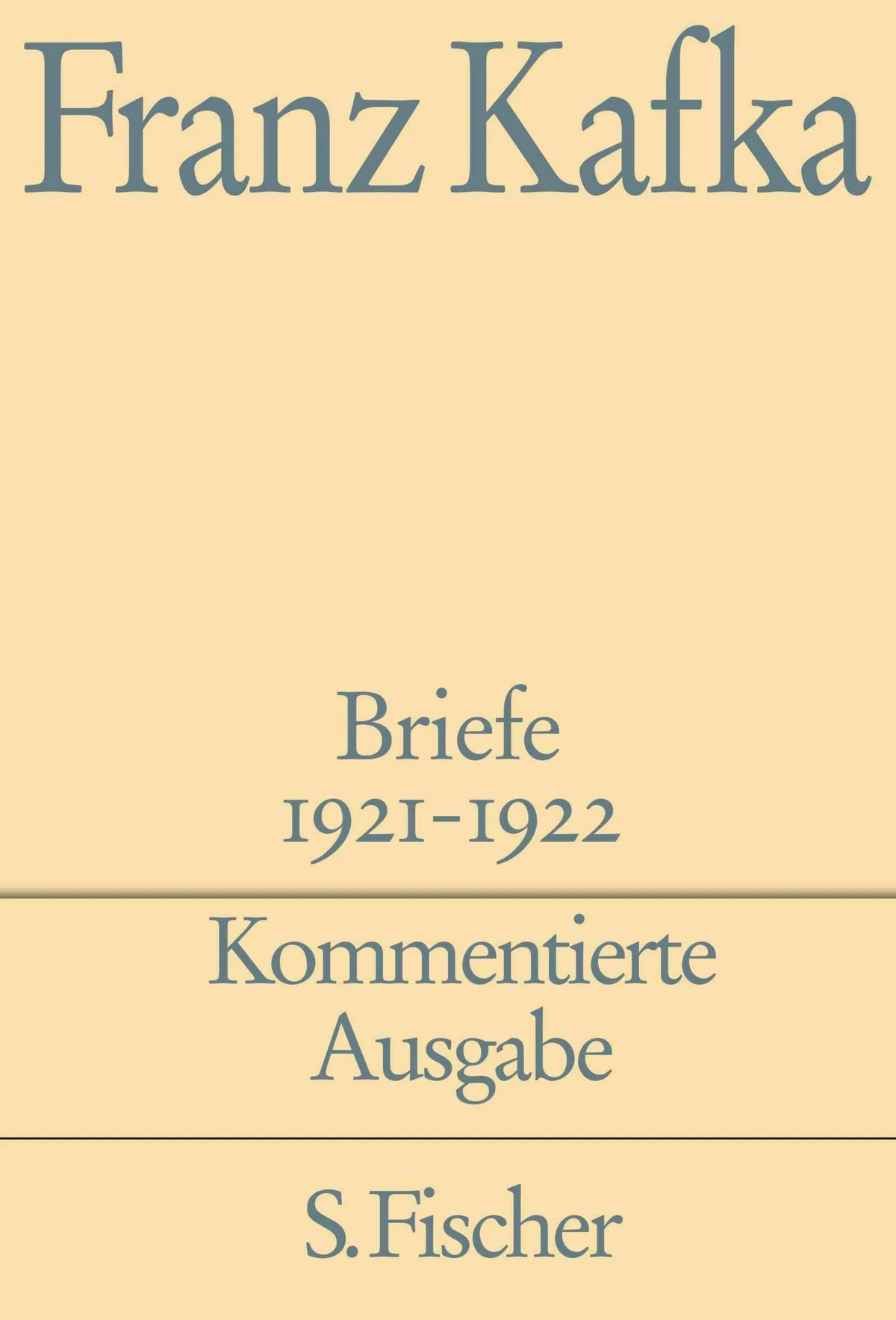 Cover: Briefe 1921-1922 (Hardcover) von Franz Kafka