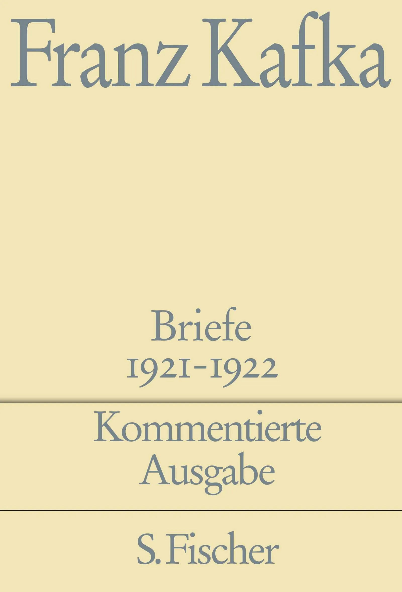 Buchcover von 'Briefe 1921-1922' - Gebundene Ausgabe von Franz Kafka