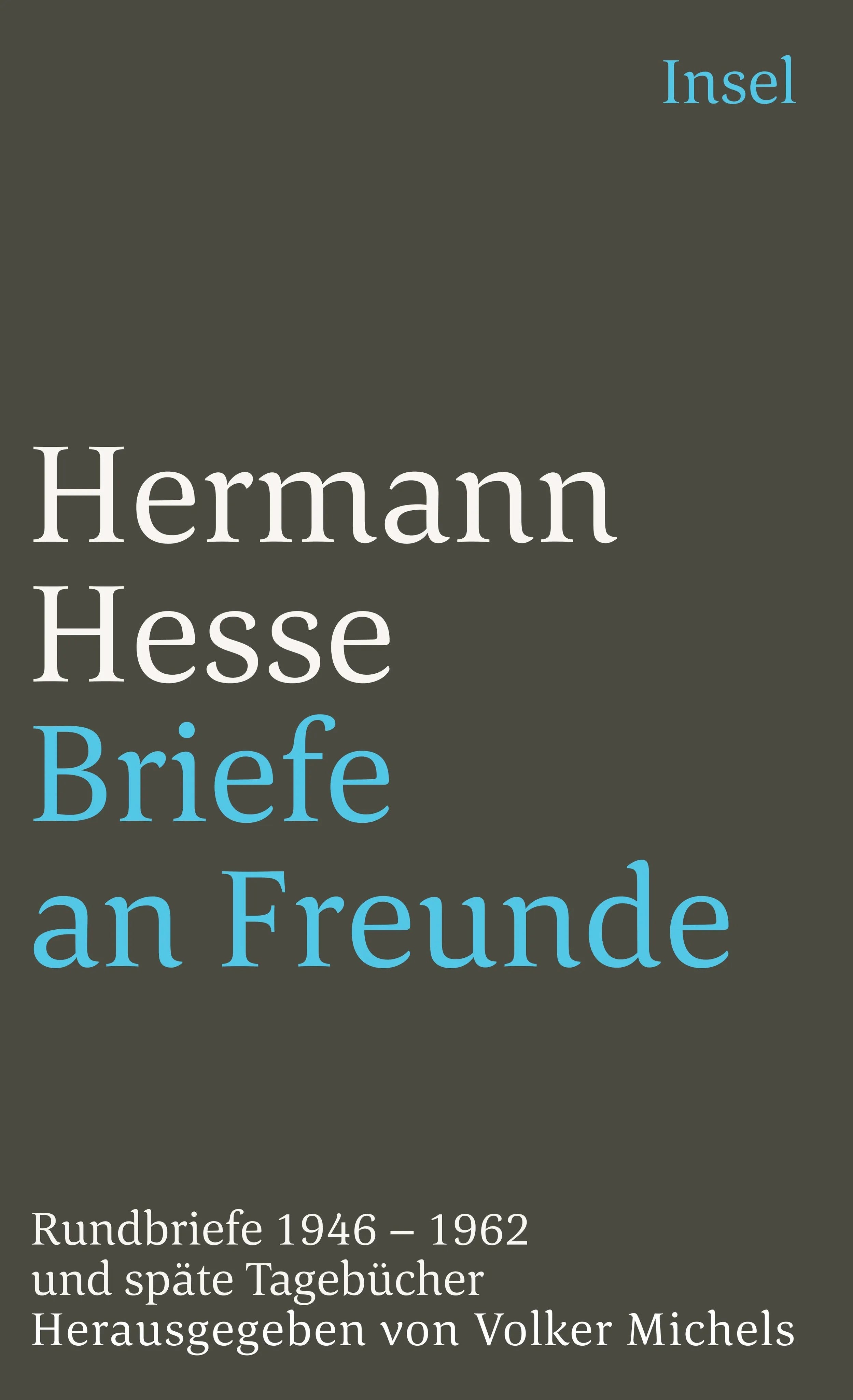 Buchcover von 'Briefe an Freunde' - Taschenbuch von Hermann Hesse