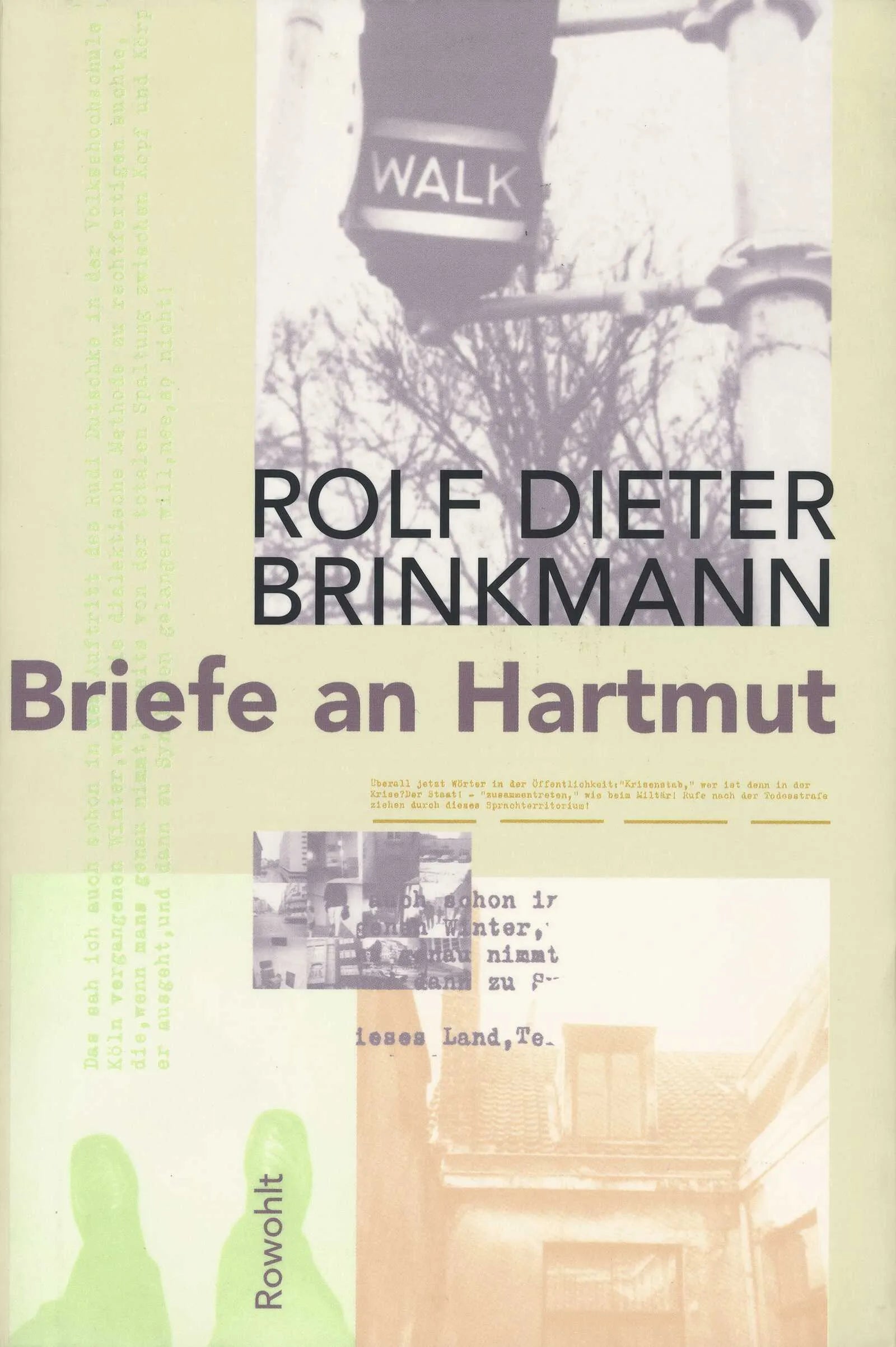 Buchcover von 'Briefe an Hartmut' - Paperback von Rolf Dieter Brinkmann