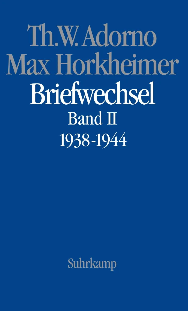 Buchcover von 'Briefe und Briefwechsel' - Gebundene Ausgabe von Theodor W. Adorno