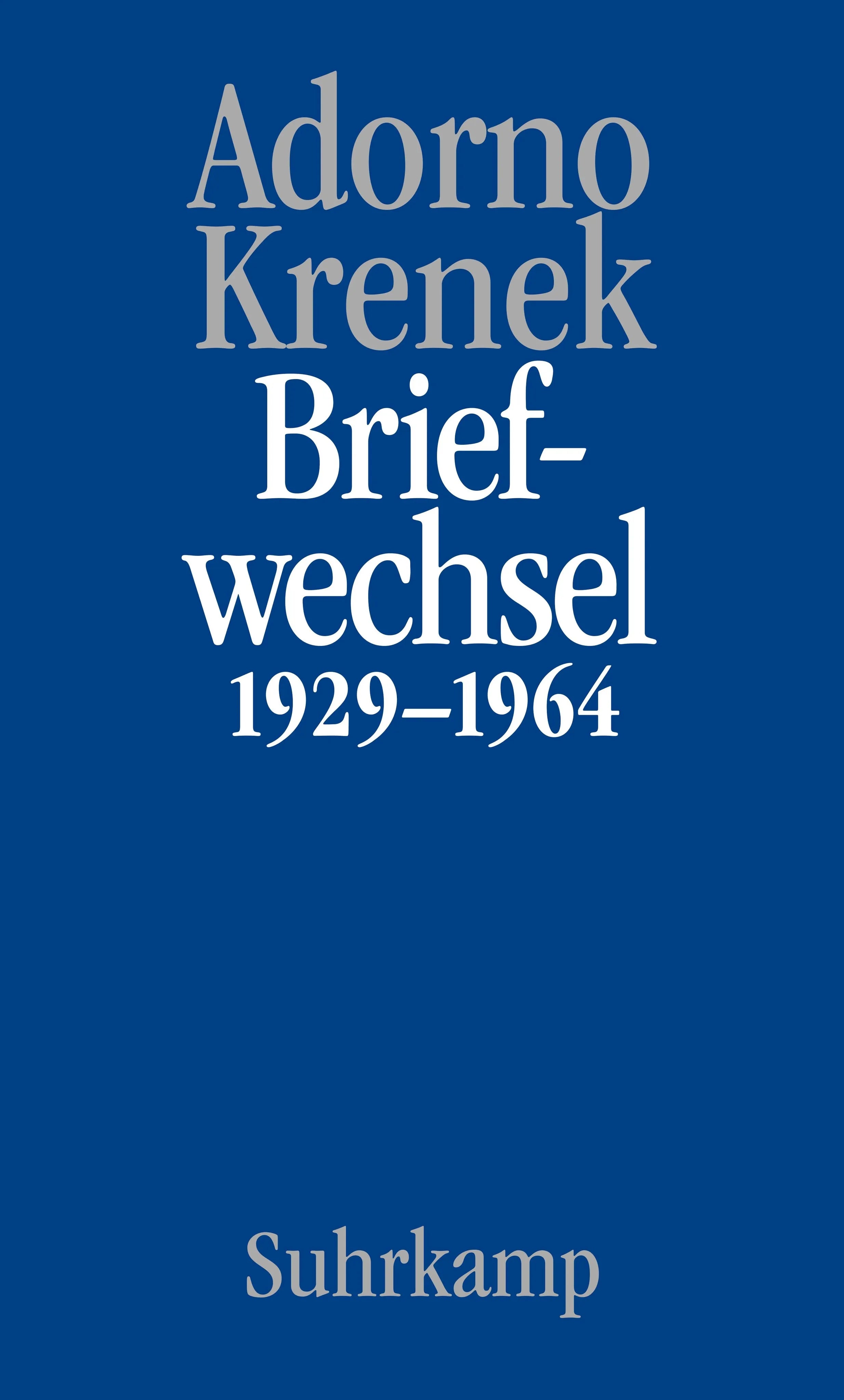 Buchcover von 'Briefe und Briefwechsel' - Gebundene Ausgabe von Theodor W. Adorno