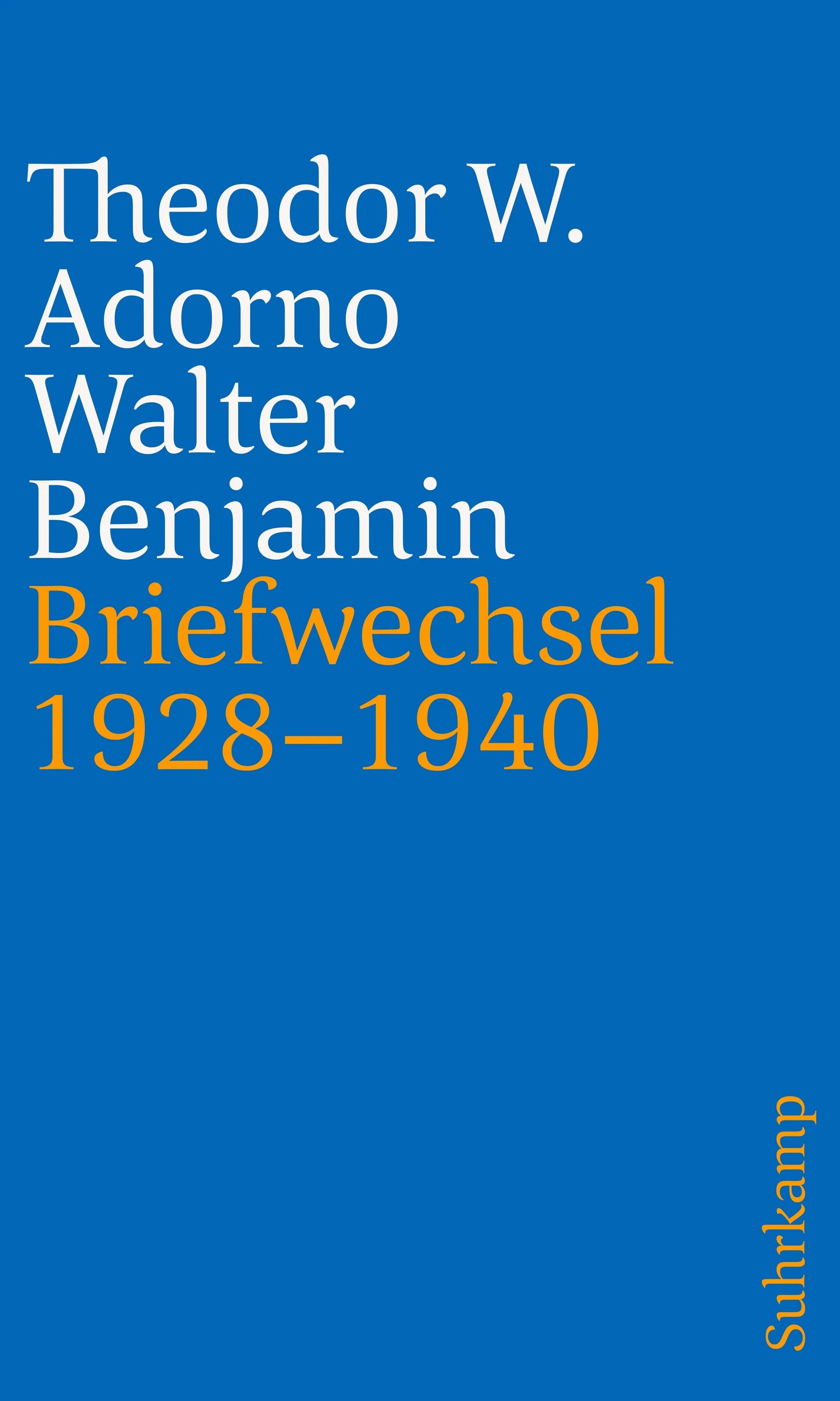 Buchcover von 'Briefe und Briefwechsel' - Taschenbuch von Theodor W. Adorno