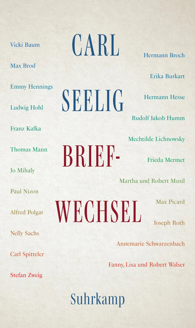 Buchcover von 'Briefwechsel' - Taschenbuch von Carl Seelig