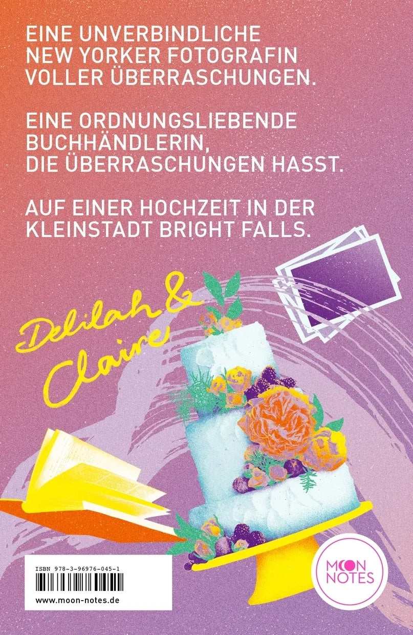 Buchrückseite von 'Bright Falls 1. Delilah Green Doesn't Care' mit Klappentext - Paperback