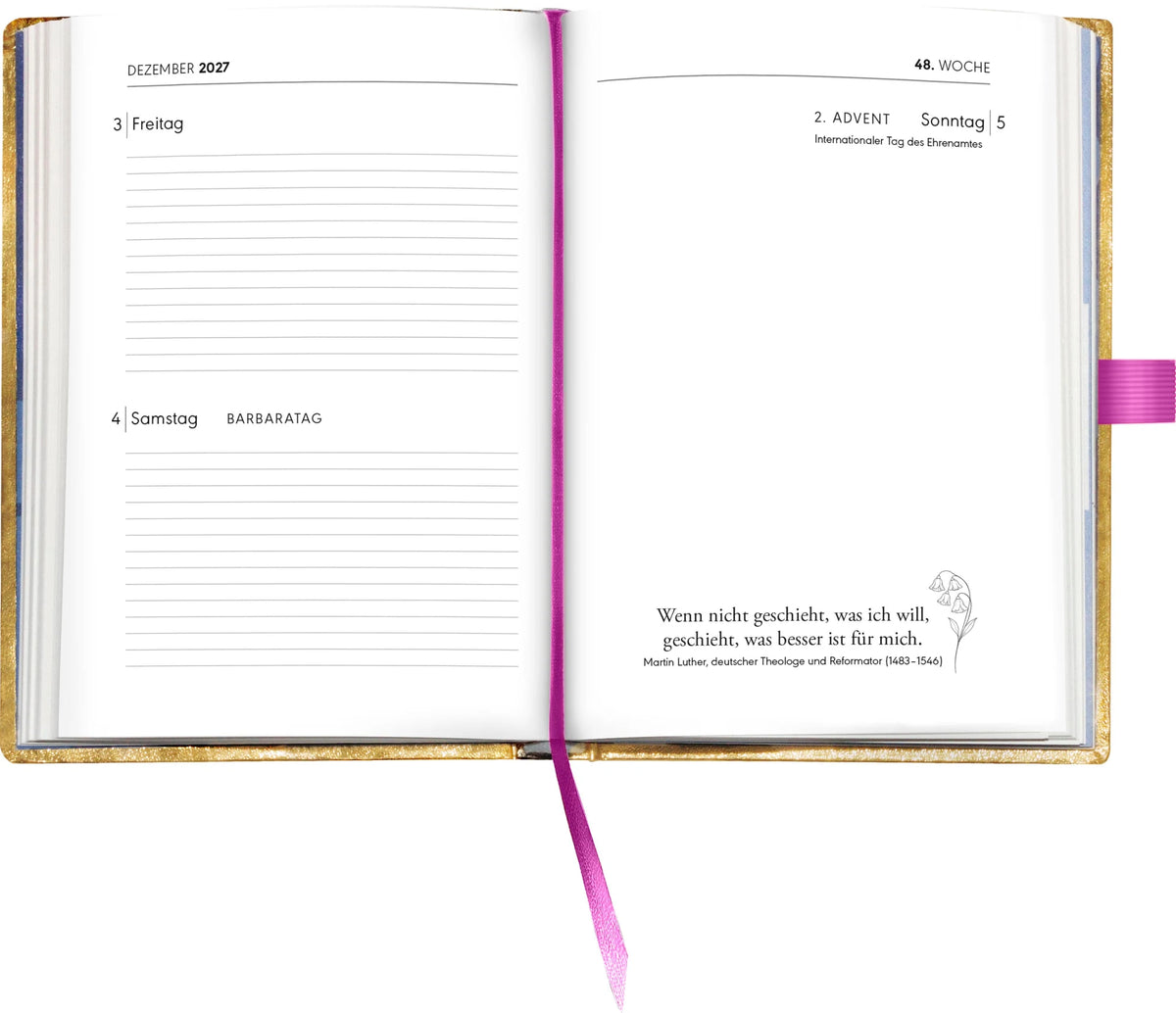 Brigitte Goldkalender 2027 – Ansicht