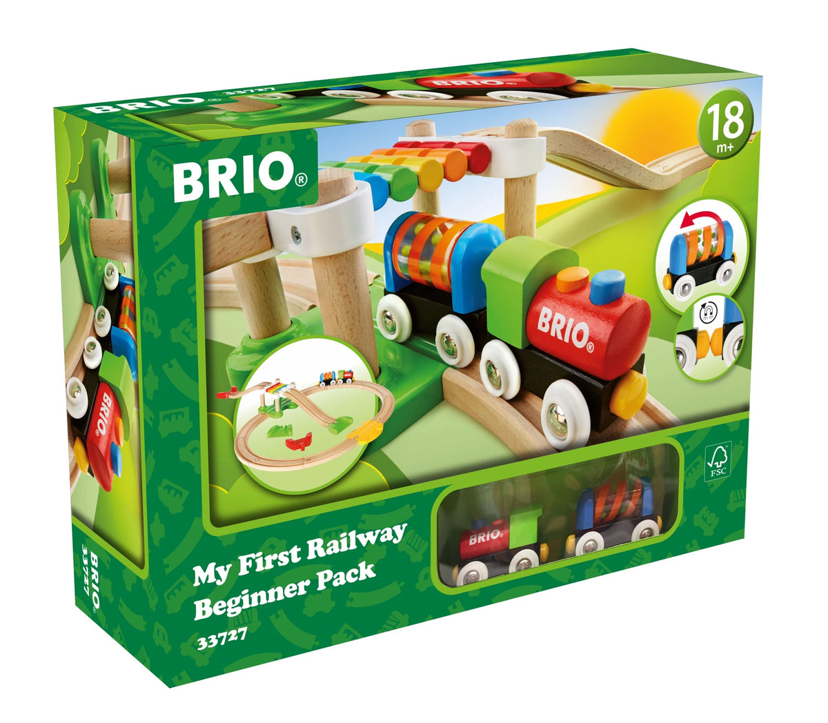 Kinderspiel: BRIO My first Railway - Mein erstes Bahn Spiel Set